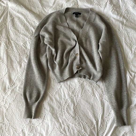 Forever 21 Sweaters - Forever 21 Gray Cardigan
